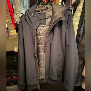 Large , Tommy Hilfiger , Hooded Bomber Jacket